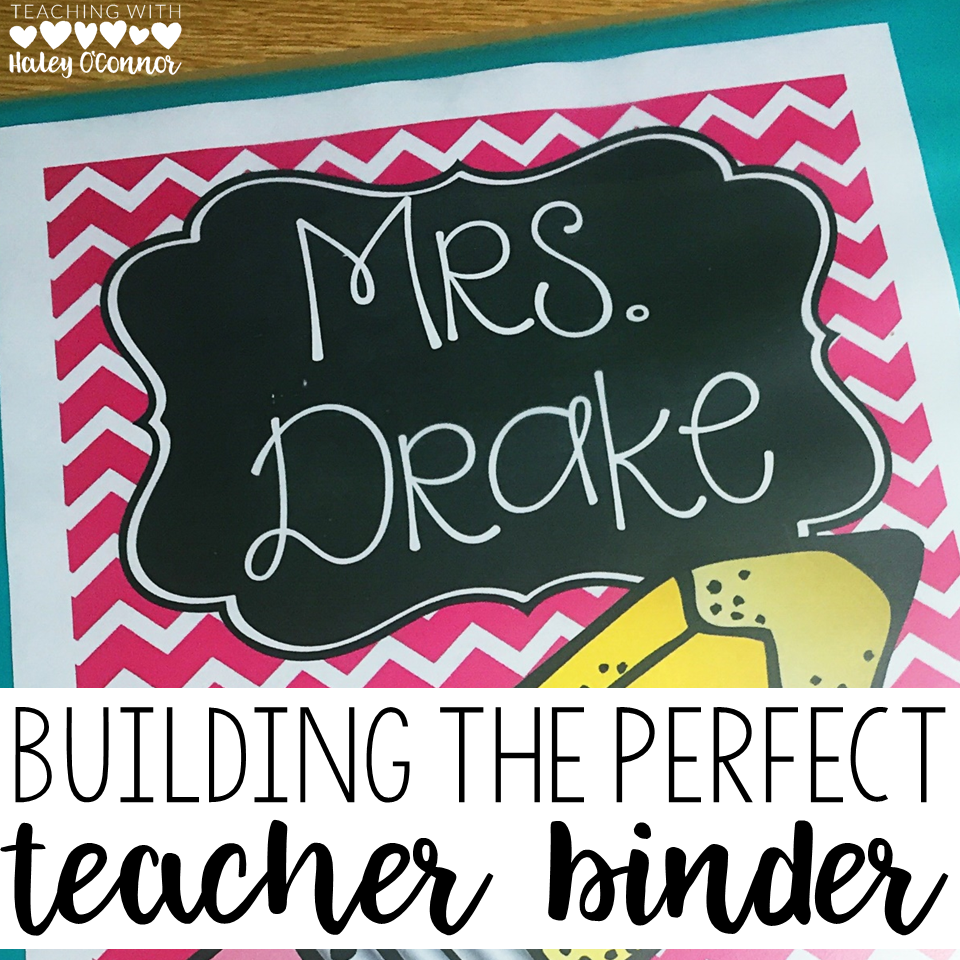 Building the Perfect Teacher Binder