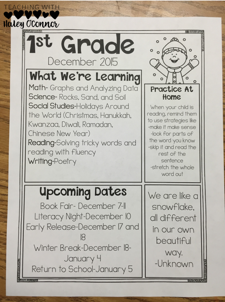 Class Newsletters for Easy Organization. Great tips for new teachers. 