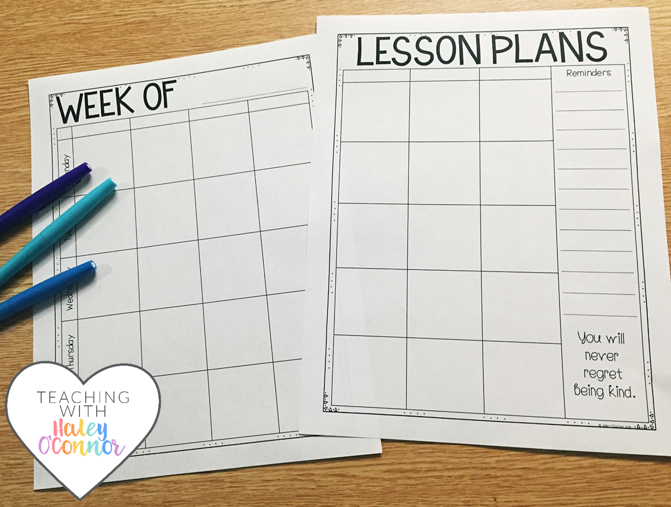 Lesson Planning Page by Haley OConnor