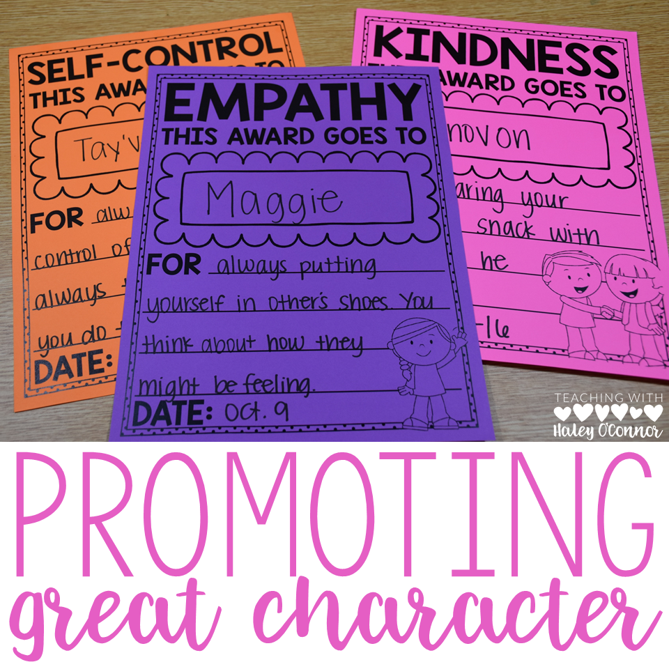 Promoting Great Character in the Classroom 