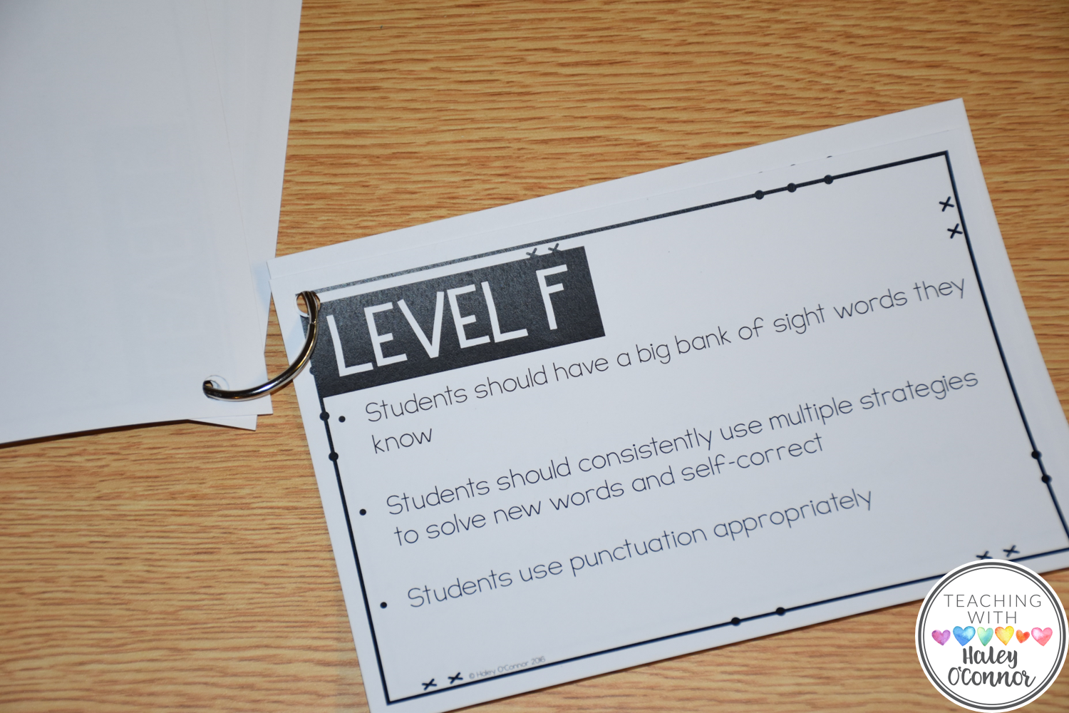 Teacher Level Guide for Guided Reading Level F