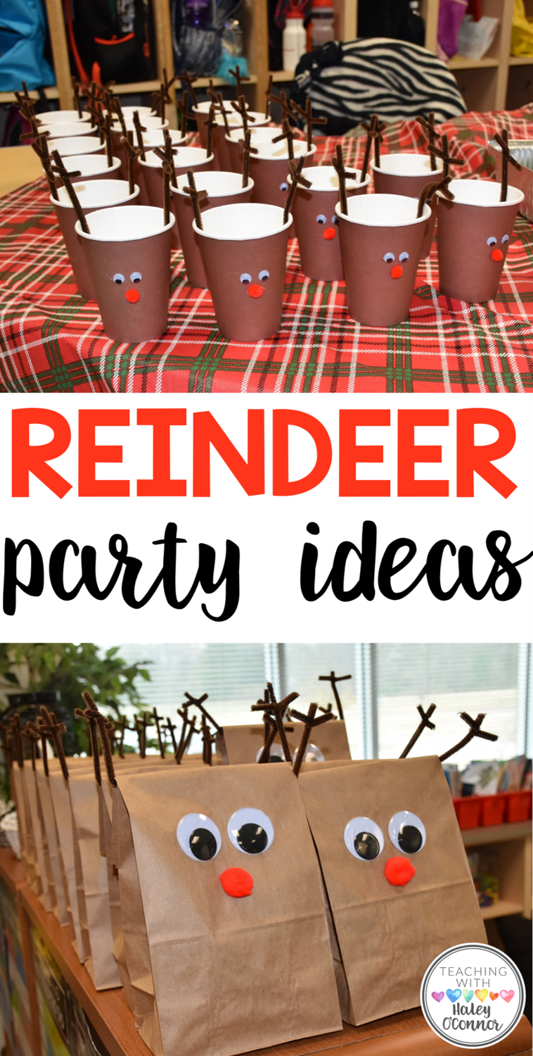 Reindeer Party Ideas for Winter Classroom Party