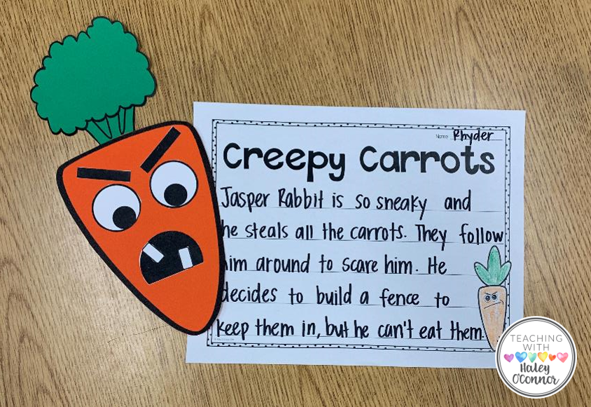 Creepy Carrots Carrot Craftivity