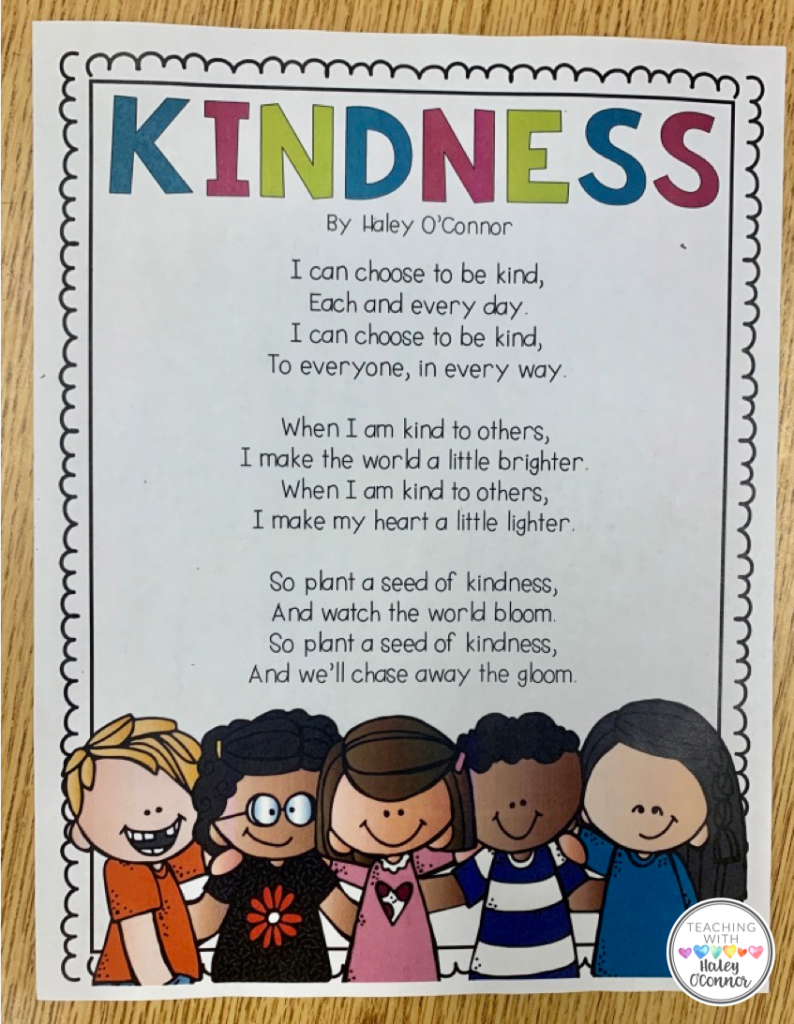 speech writing on kindness