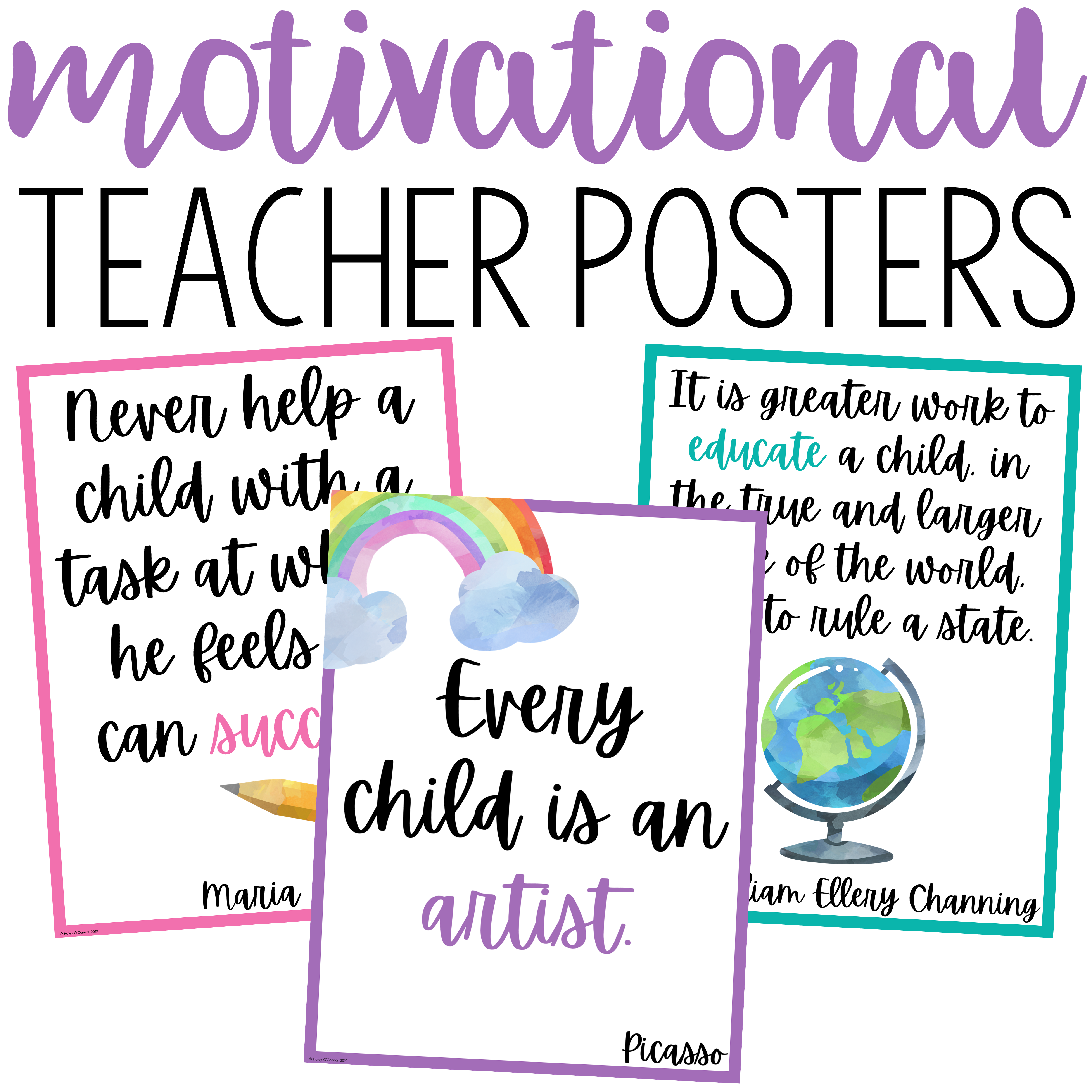 Motivational Teacher Posters