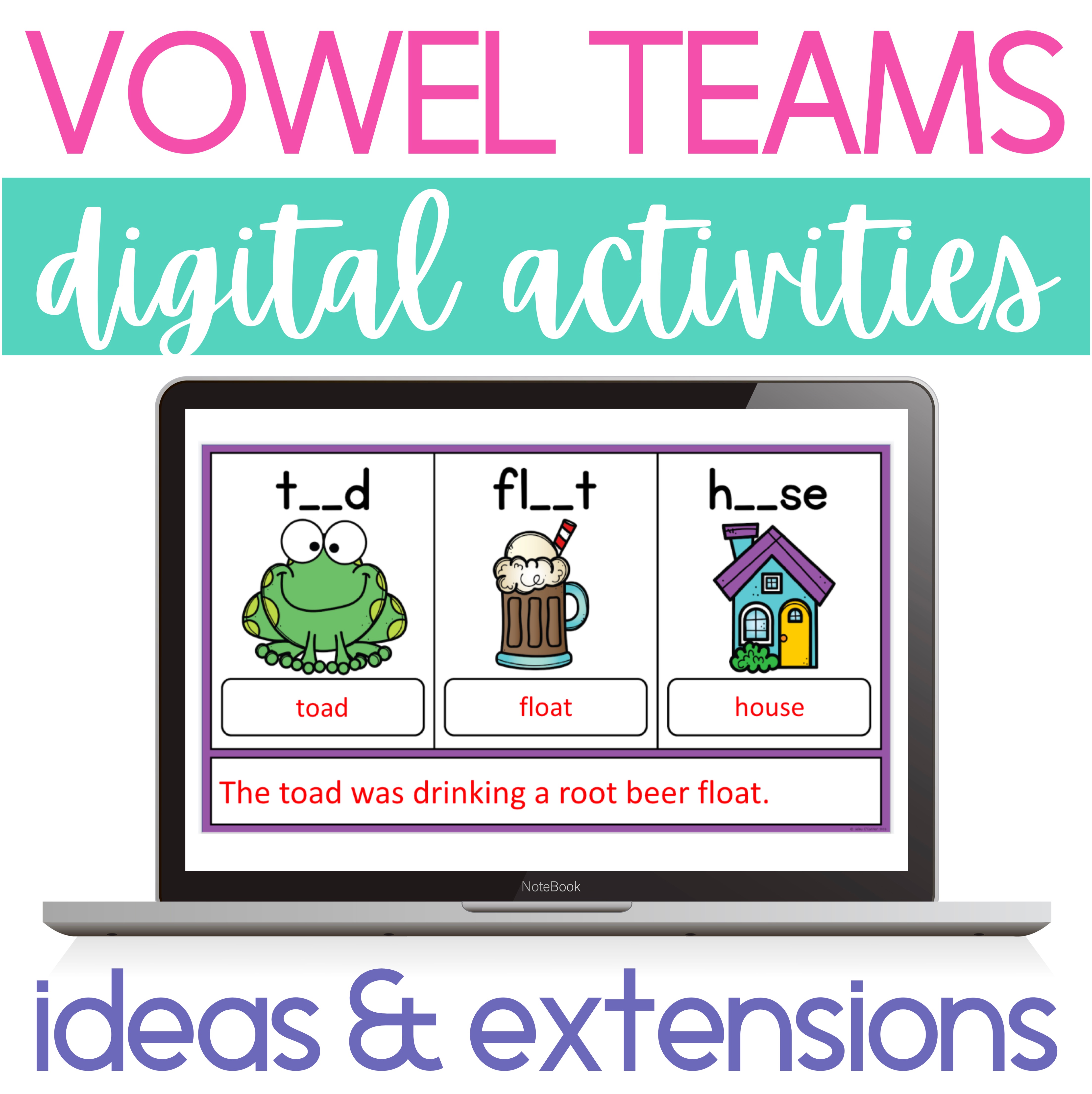 Vowel Teams Digital Activities