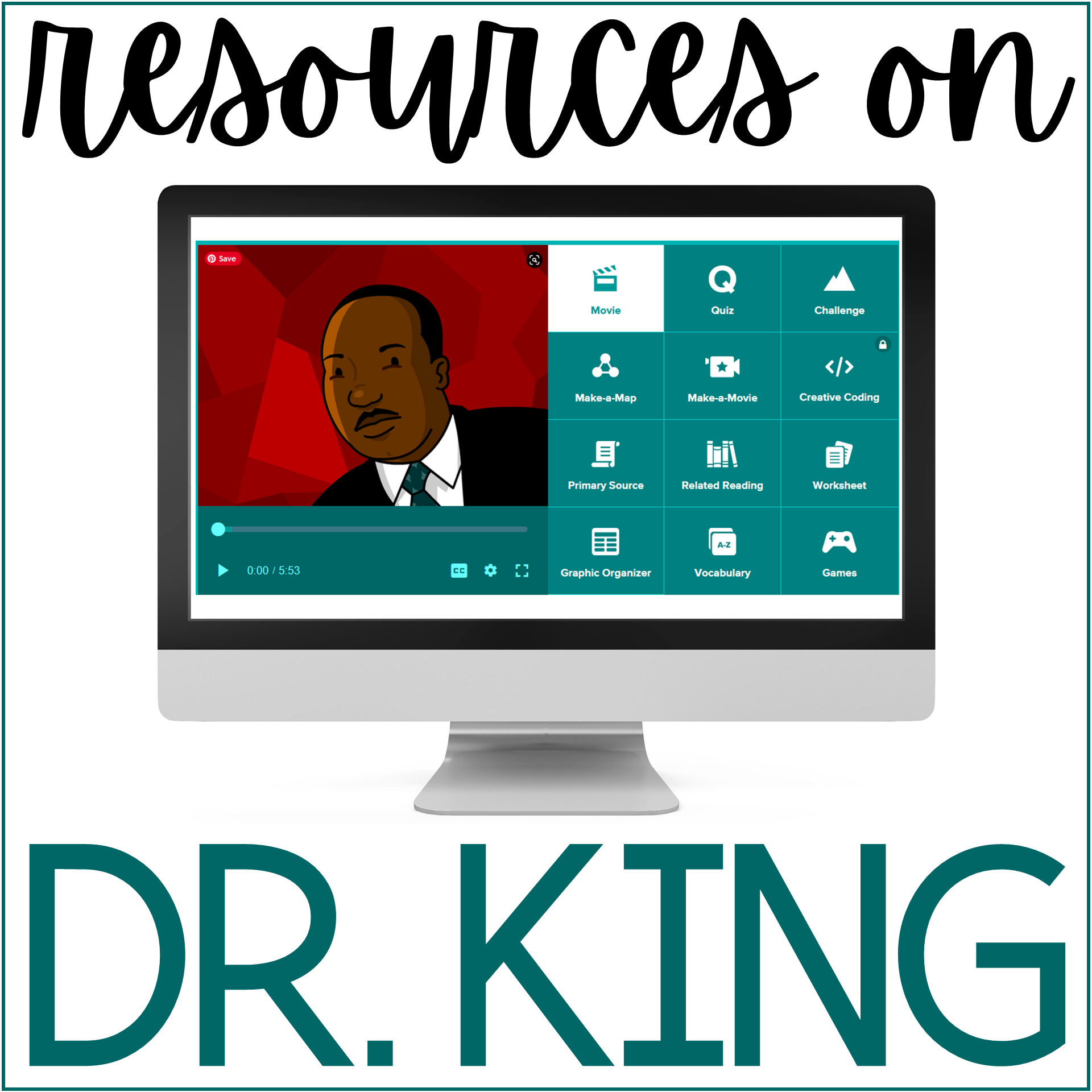 Resources for studying Dr. Martin Luther King Jr.